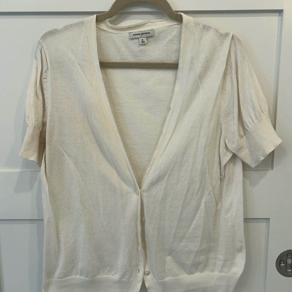Banana Republic Off-White Knit Sweater
